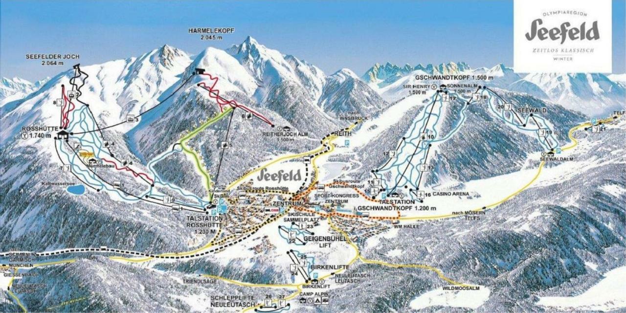 Appartmenthaus Birkenwald Seefeld in Tirol Exteriör bild